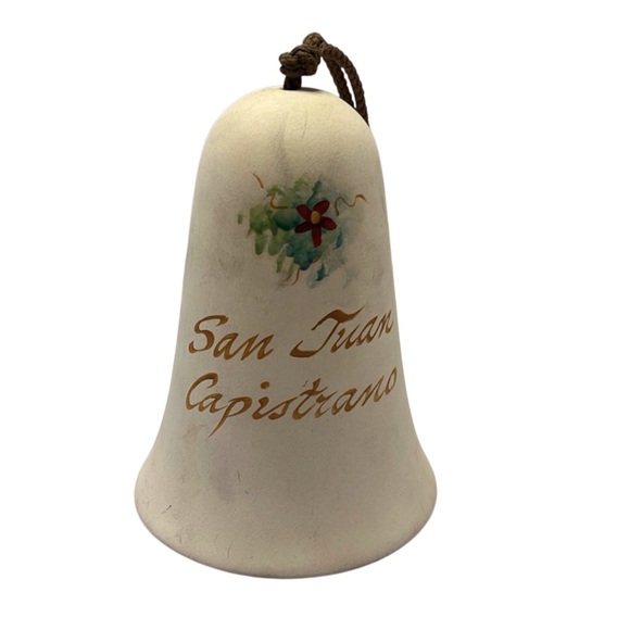 Vintage San Juan Capistrano Sandstone Hand painted Chime. 1986 Pre Owned. - Picture 3 of 5